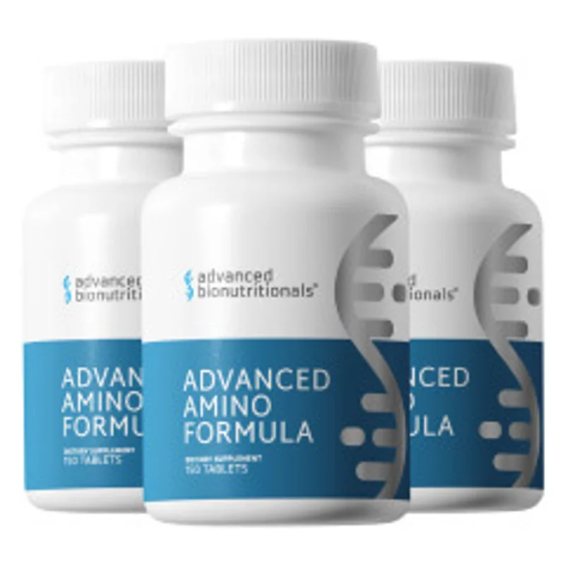 Advanced Amino Formula Men's Wellness Supplement Bottle (3 Bottle / 90 Day Pack)